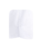 Camisa guayabera blanca bordada sin bolsillos manga larga XS a 10XL