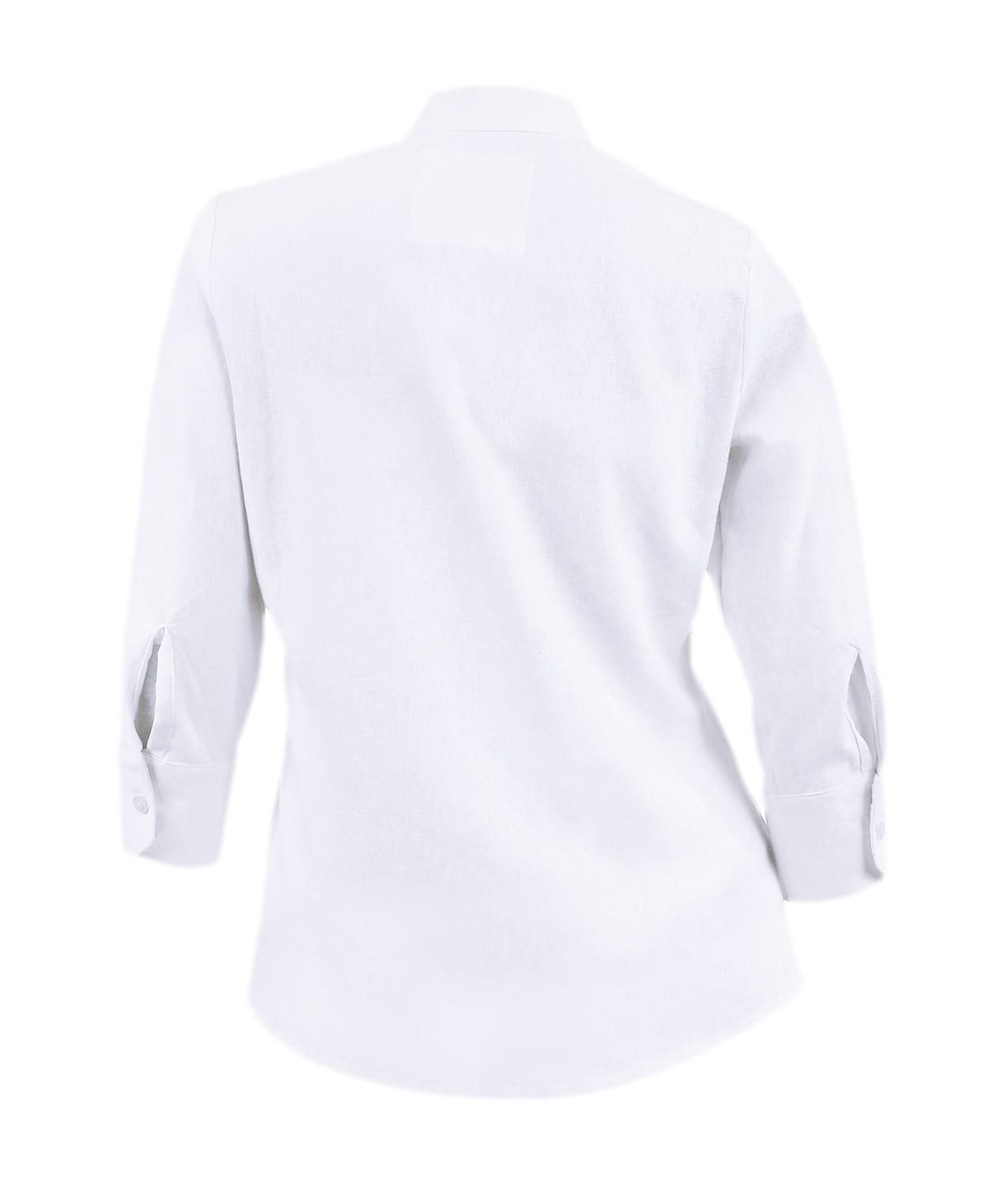 Camisa blusa lino blanca ocasión casual manga 3/4 para mujer XS a 10XL