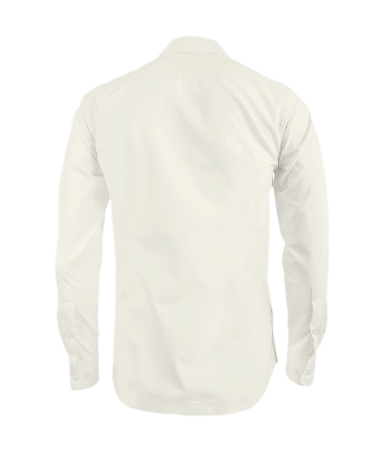Camisa guayabera marfil en algodón bordada sin bolsillos slim fit hombre XS a 10XL