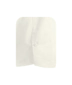 Camisa guayabera marfil en algodón bordada sin bolsillos slim fit hombre XS a 10XL