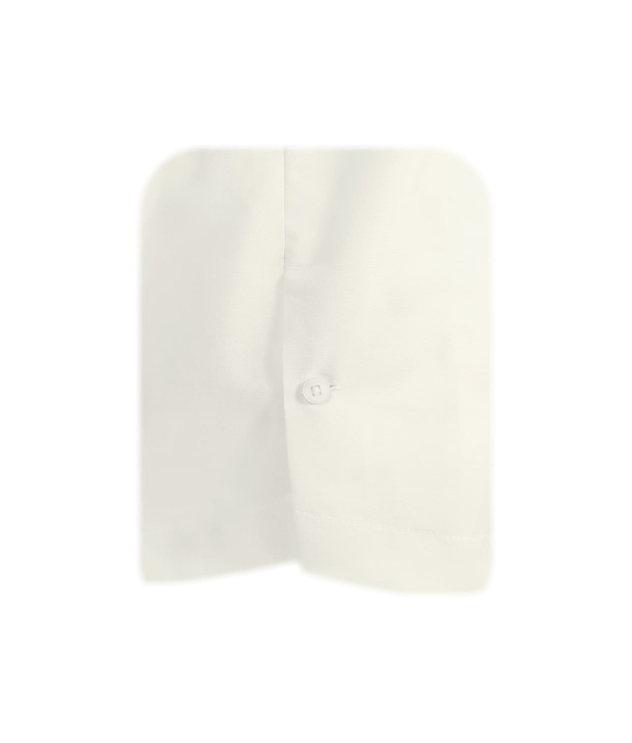Camisa guayabera marfil en algodón bordada sin bolsillos slim fit hombre XS a 10XL