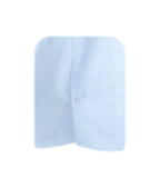 Camisa guayabera en algodon azul claro bordada sin bolsillos manga larga XS a 10XL