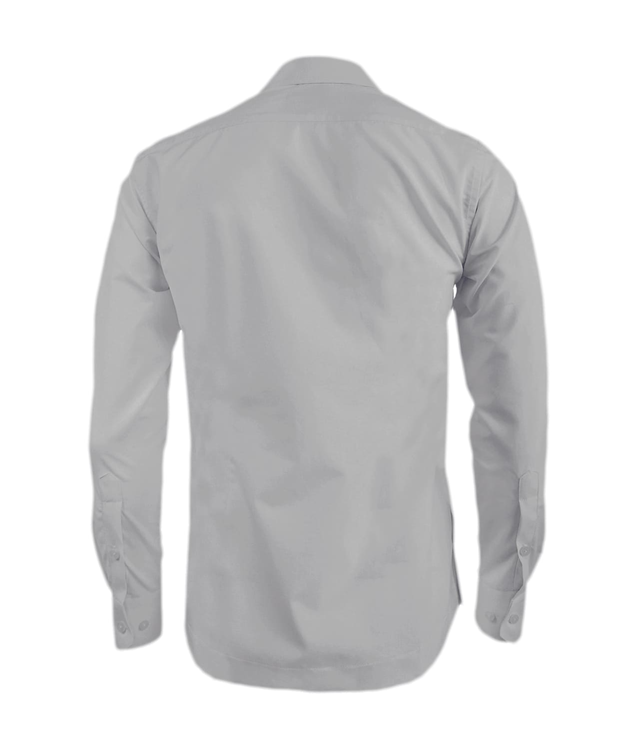 Camisa guayabera gris en algodón bordada sin bolsillos hombre XS a 10XL
