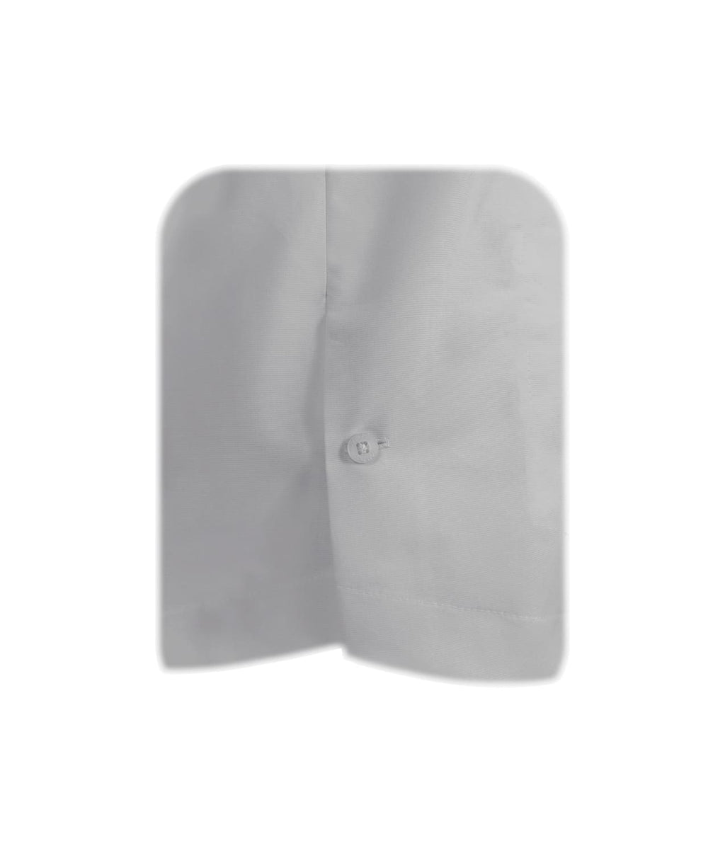 Camisa guayabera gris en algodón bordada sin bolsillos hombre XS a 10XL