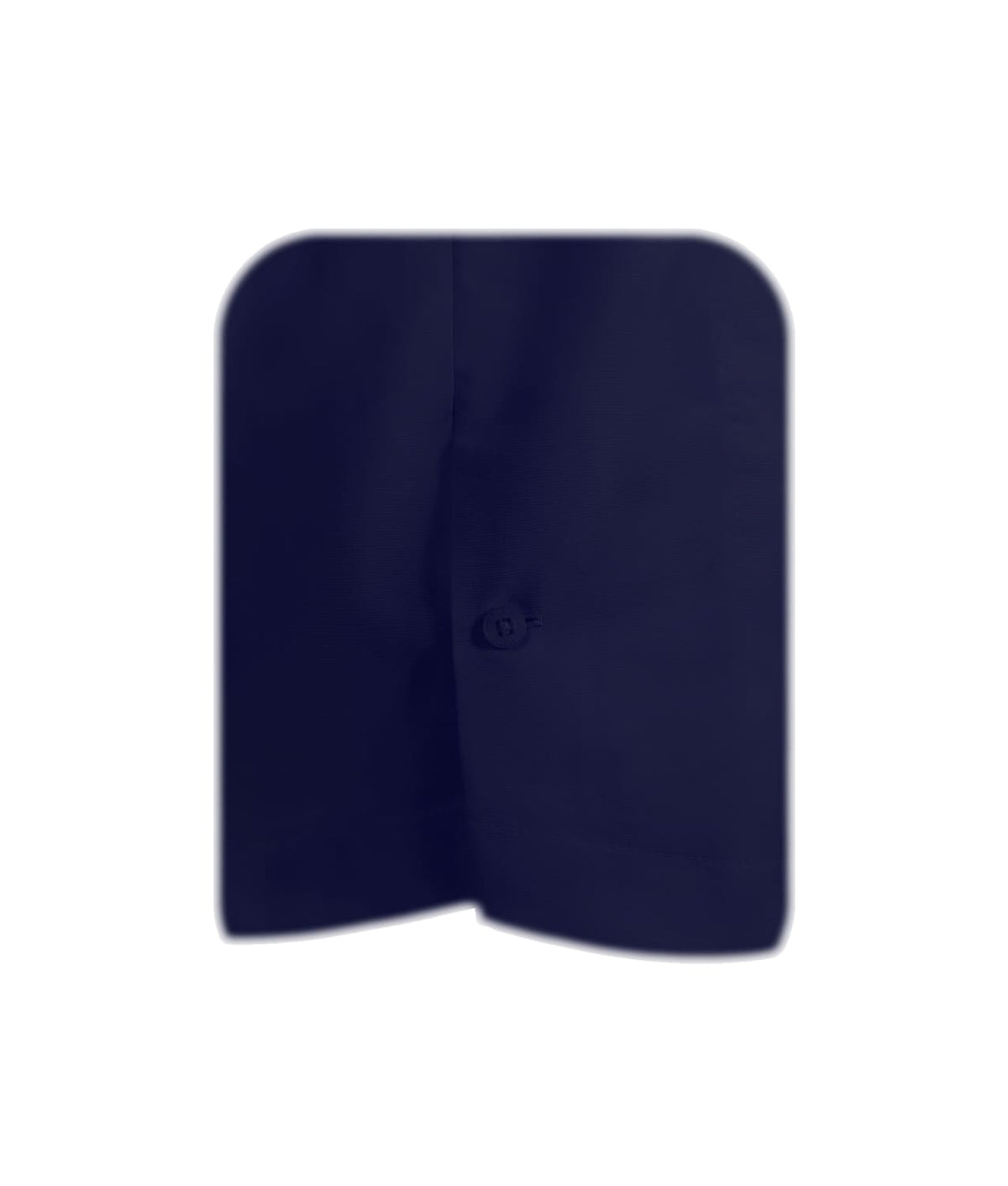 Camisa guayabera en algodón azul oscuro sin bolsillos bordada manga larga XS a 10XL