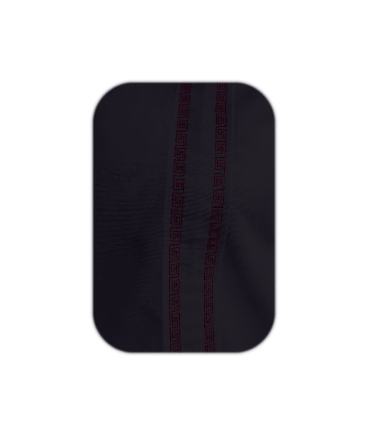 Camisa guayabera en algodón negra bordada sin bolsillos manga larga XS a 10XL