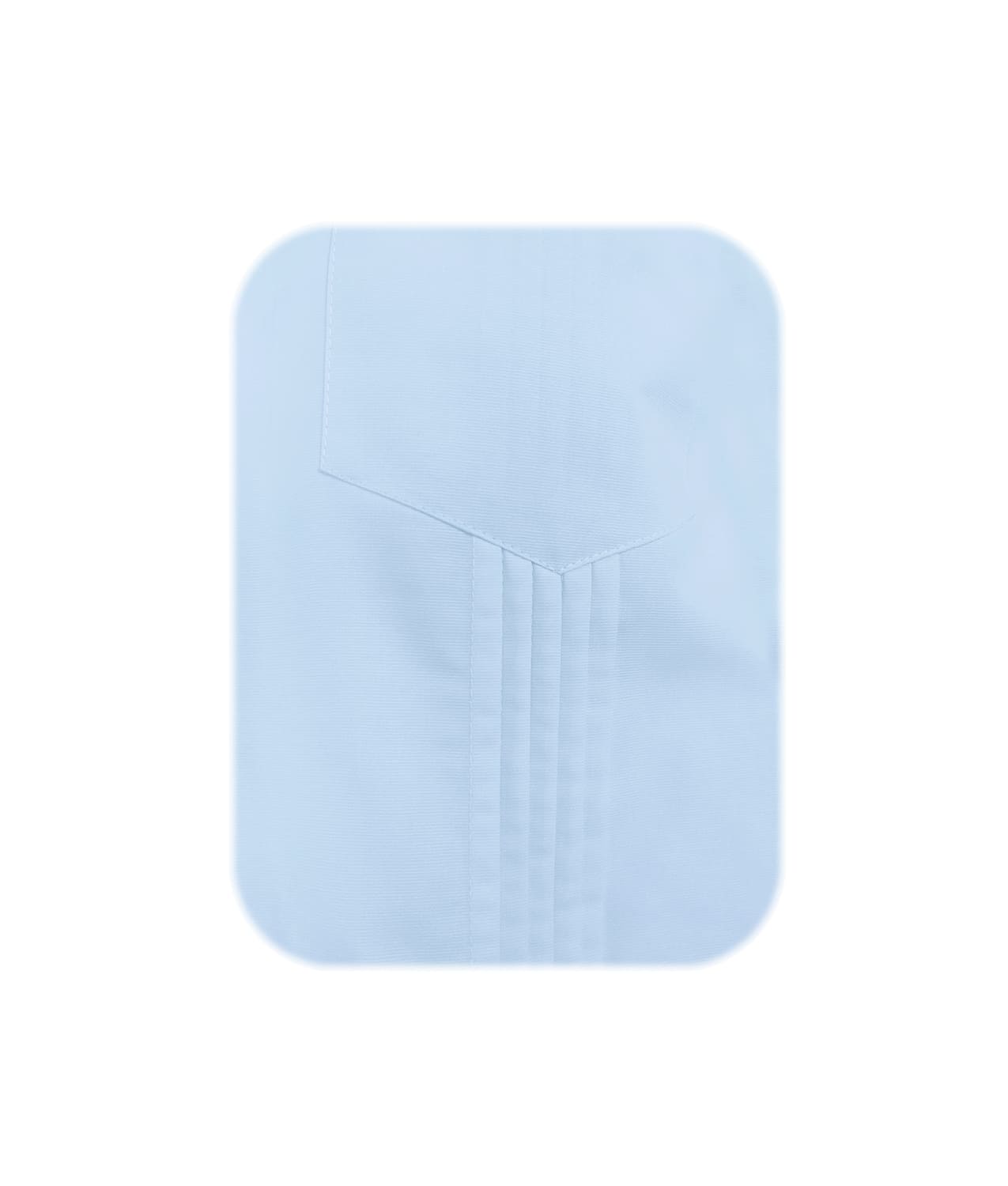 Guayabera alforzas azul claro con 2 bolsillos manga larga hombre XS a 10XL