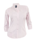 Camisa blusa rosada en algodón stretch manga 3/4 para mujer XS a 10XL