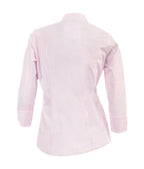Camisa blusa rosada en algodón stretch manga 3/4 para mujer XS a 10XL
