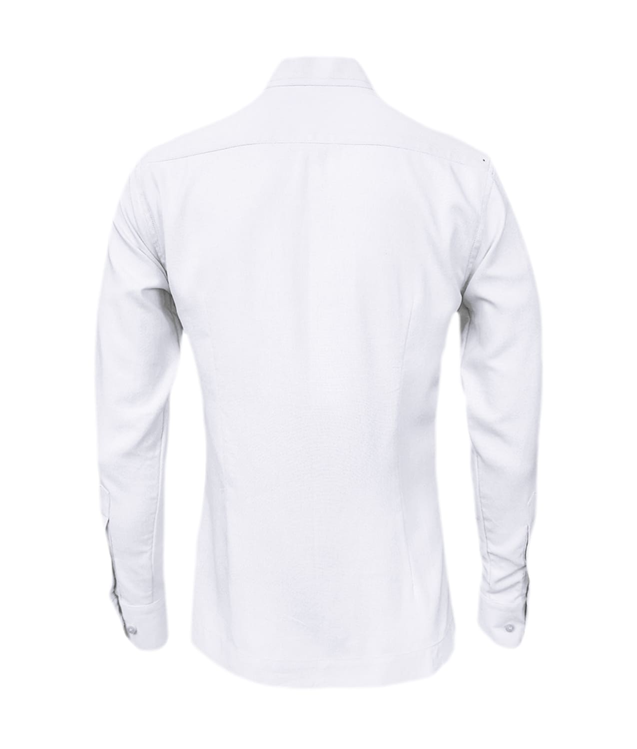 Camisa guayabera lino blanco con bolsillos bordada manga larga XS a 10XL