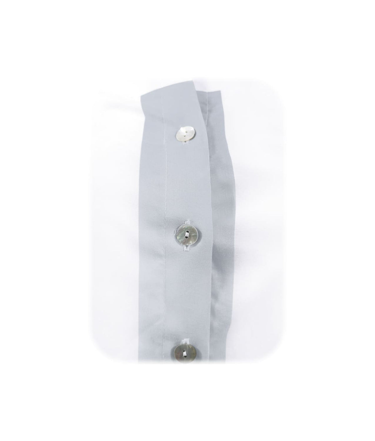 Camisa blusa blanca de rayas en algodón stretch manga larga mujer XS a 10XL