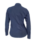 Camisa blusa denim con bolsillos bordada manga larga mujer XS a 10XL