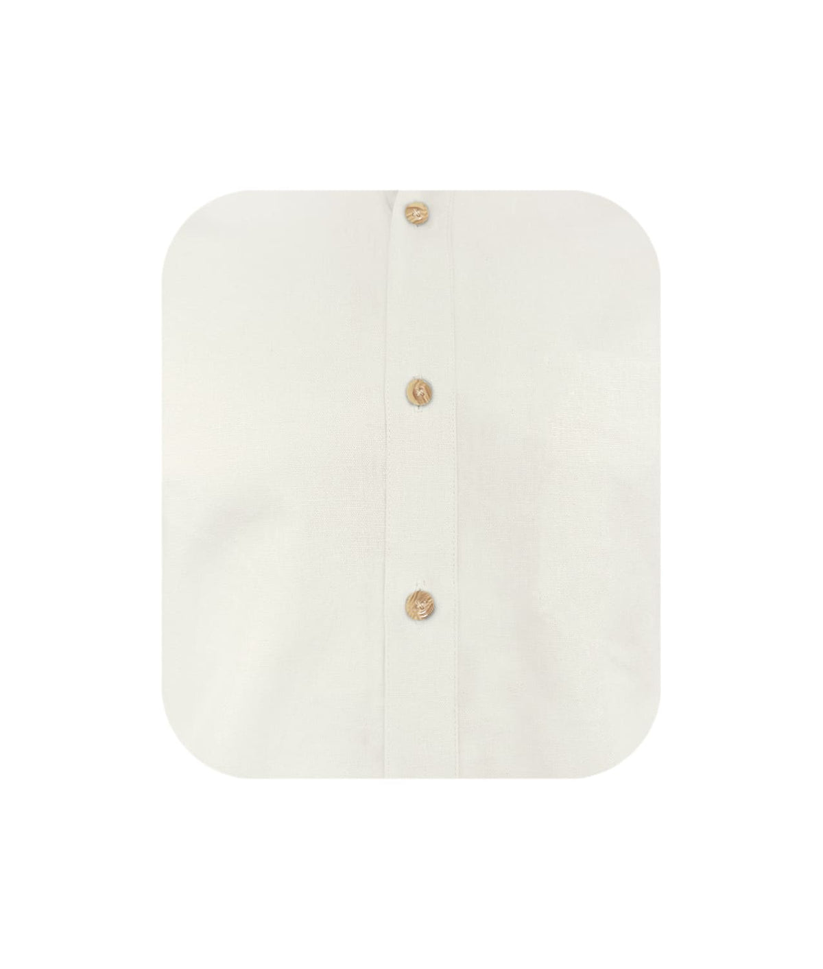 Camisa blusa lino marfil ocasión casual manga 3/4 para mujer XS a 10XL