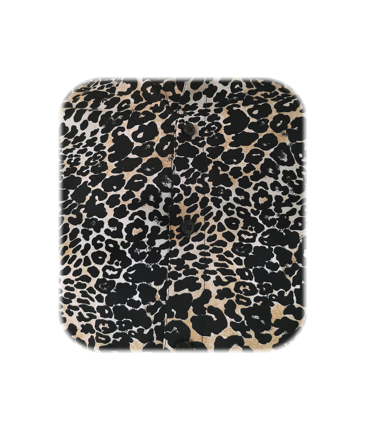 Camisa estampada animal print slim manga larga para hombre XS a 10XL