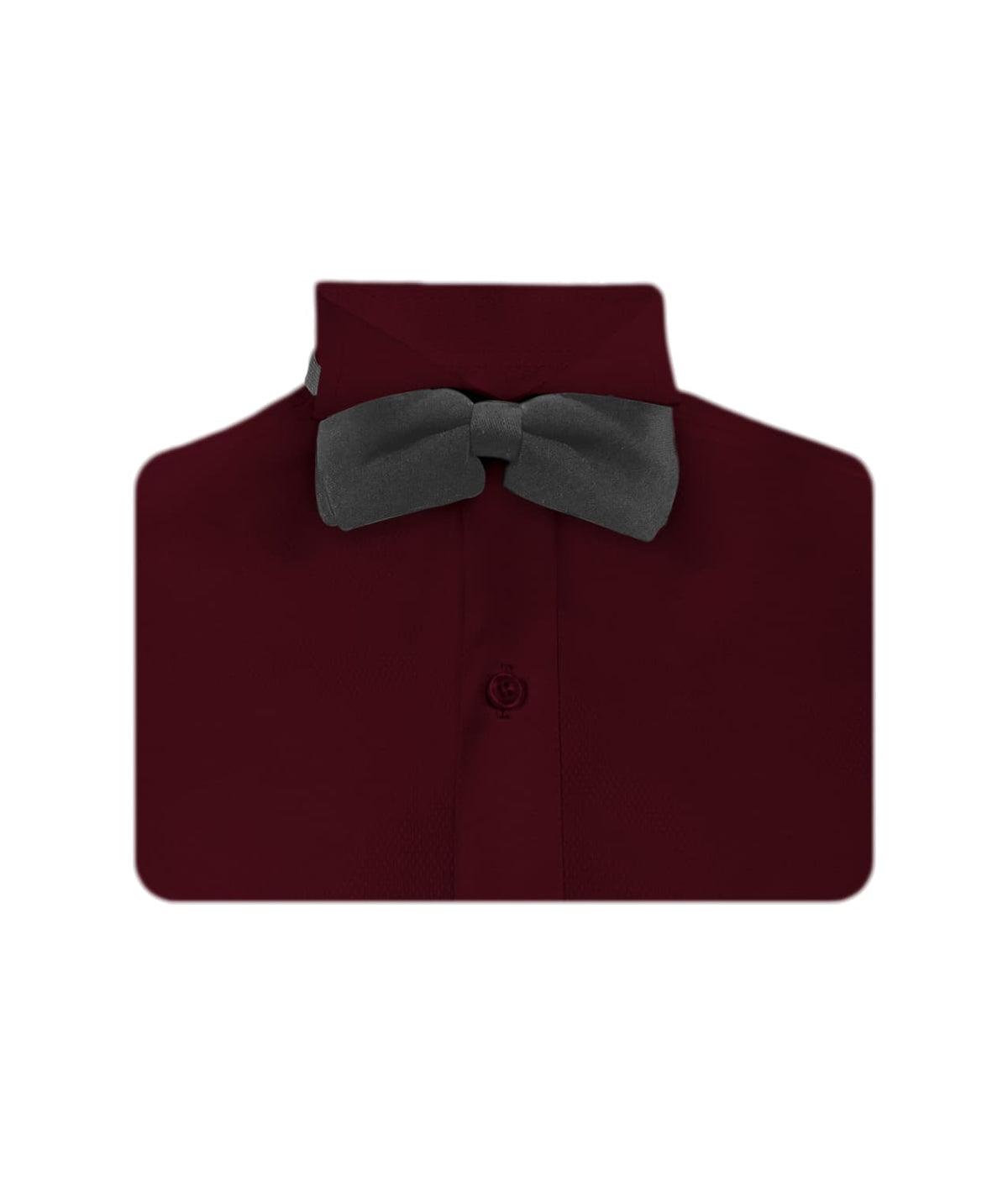 Camisa smoking vino tinto puño clásico manga larga para hombre XS a 10XL