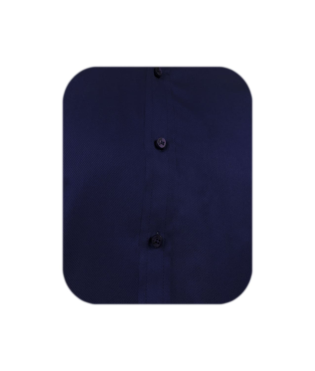 Camisa casual azul oscura sin bolsillo manga larga hombre XS a 10XL