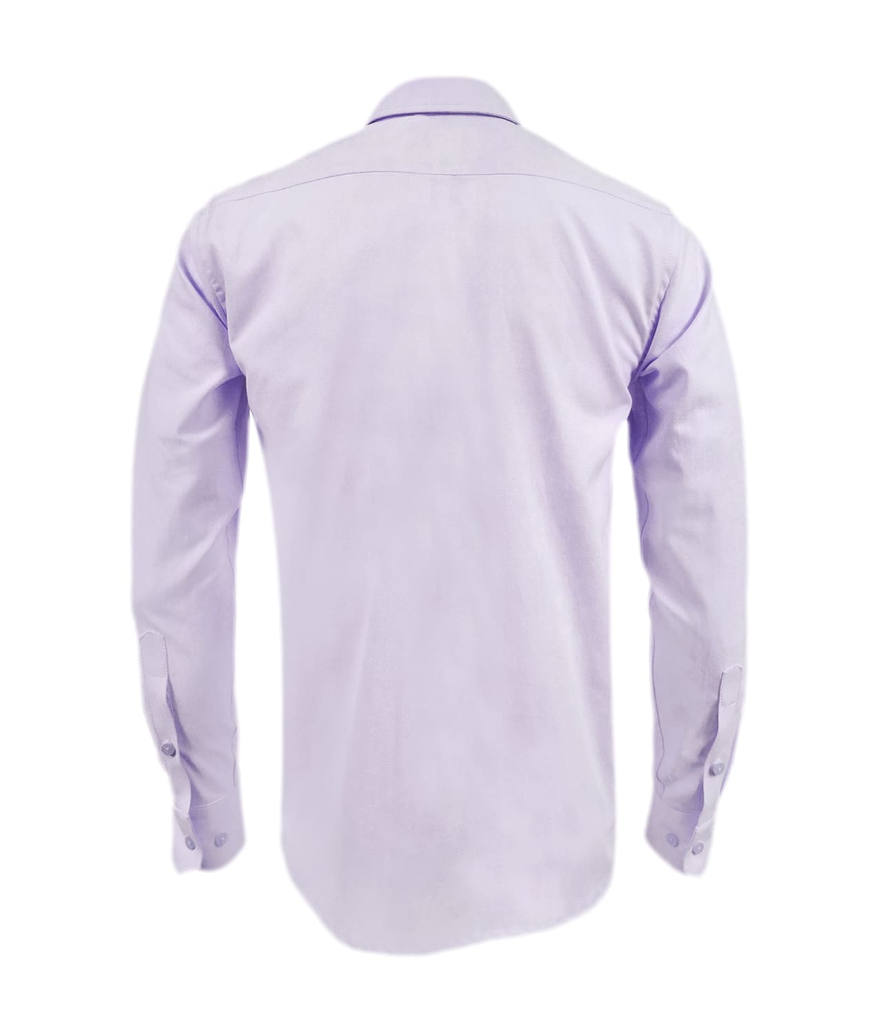 Camisa en oxford lila con bolsillo manga larga slim hombre XS a 10XL