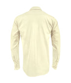 Camisa oxford amarillo slim fit para hombre XS a 10XL