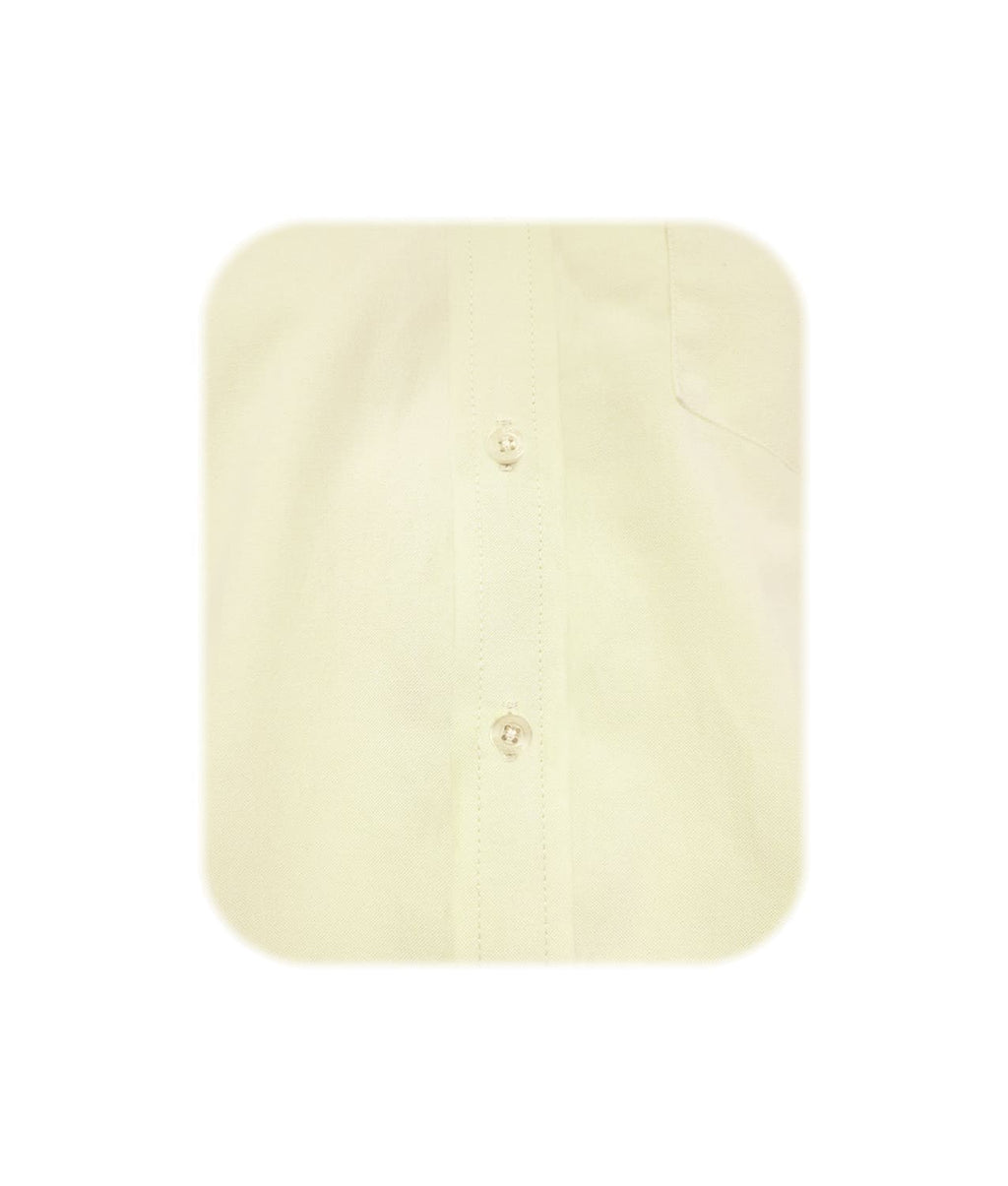 Camisa oxford amarillo slim fit para hombre XS a 10XL