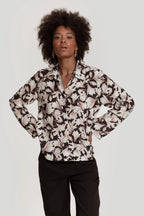 Blusa Armonias Mangas Largas Estampada P/ Damas by Armonias
