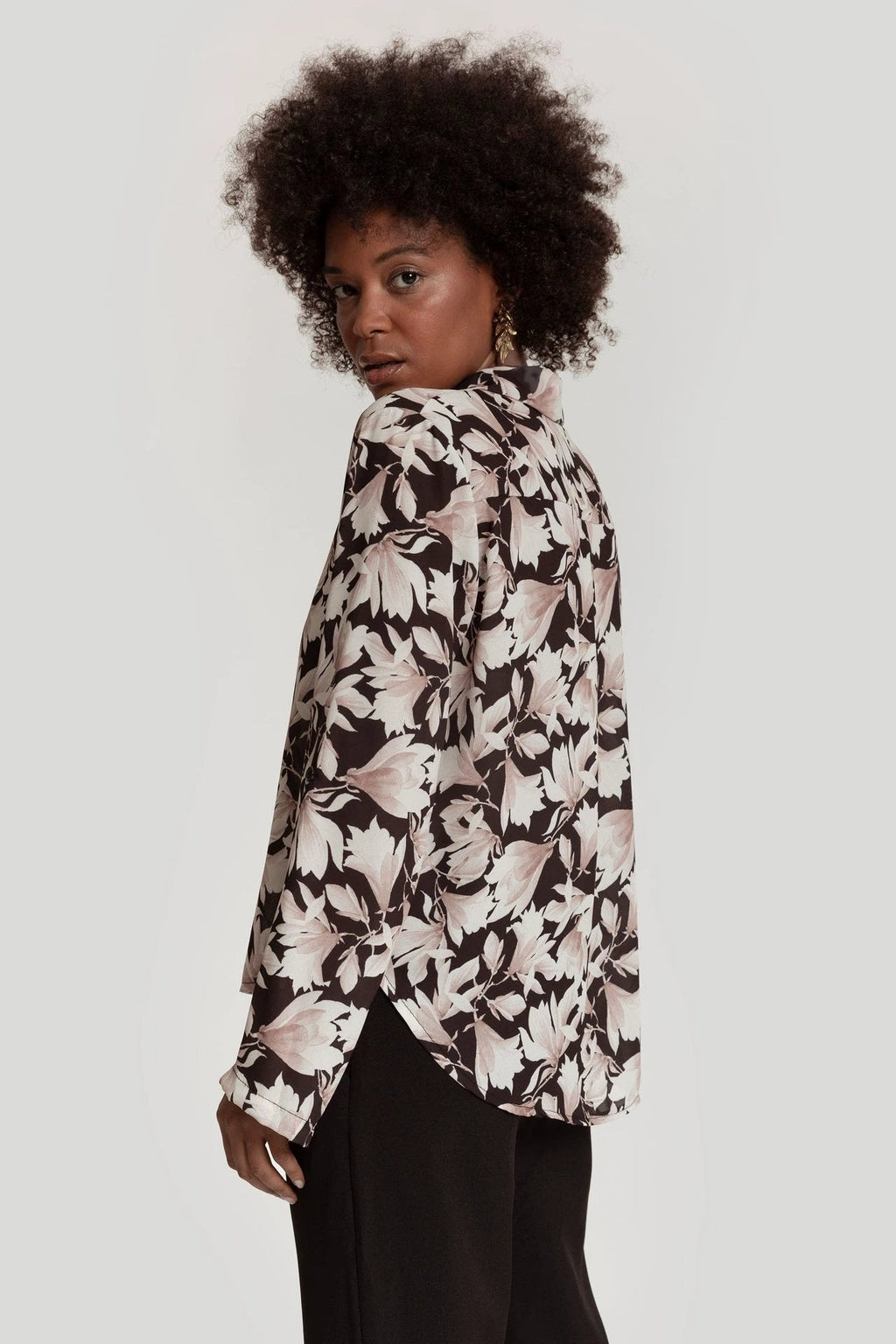 Blusa Armonias Mangas Largas Estampada P/ Damas by Armonias