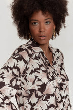 Blusa Armonias Mangas Largas Estampada P/ Damas by Armonias