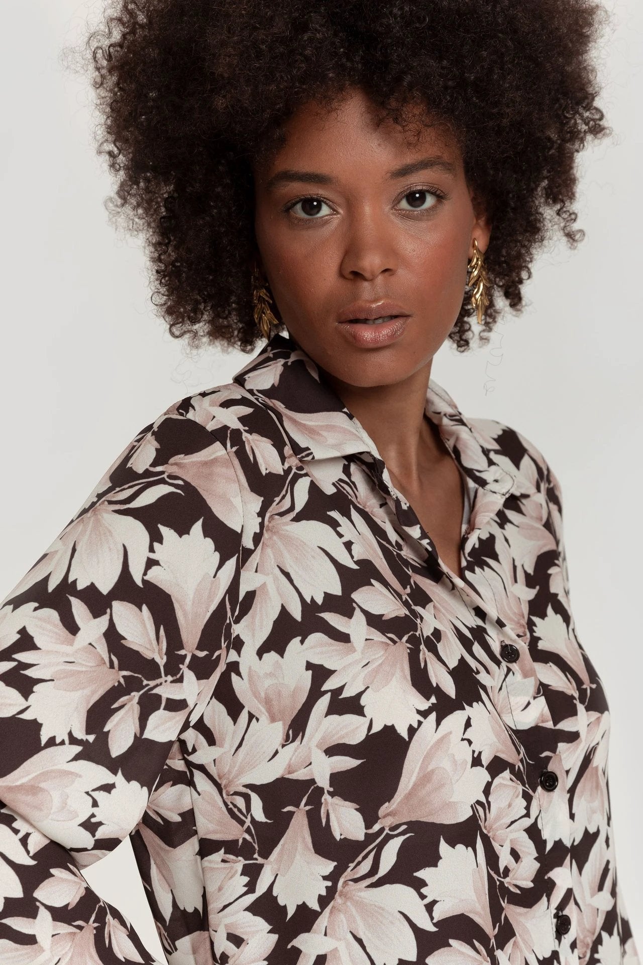 Blusa Armonias Mangas Largas Estampada P/ Damas by Armonias
