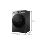 Lavadora y Secadora Automática TCL M/C3615WDG 15KG Carga Frontal Gris