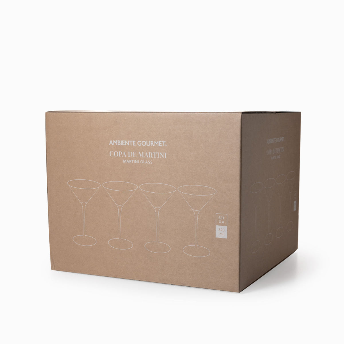 Copa martini set x 4