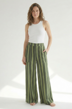 Pantalon Igua Rayas Verde - ropa mujer Colombia OchoCinco