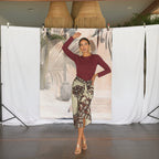 Pareo Sarong 003 – Tropical Burgundy
