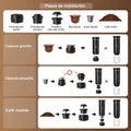 Cafetera Portátil Espresso 3 en 1 con Batería Recargable