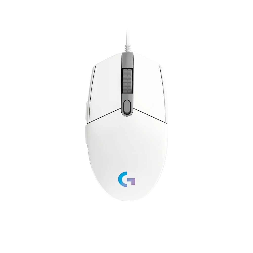 MOUSE GAMING LOGITECH G203 LIGHTSYNC USB WHITE