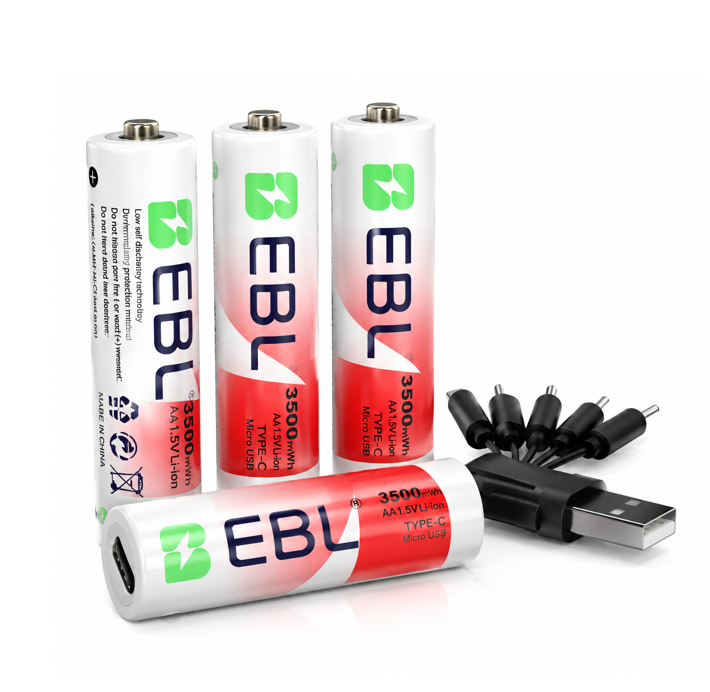 Batería Recargable USB AA/AAA