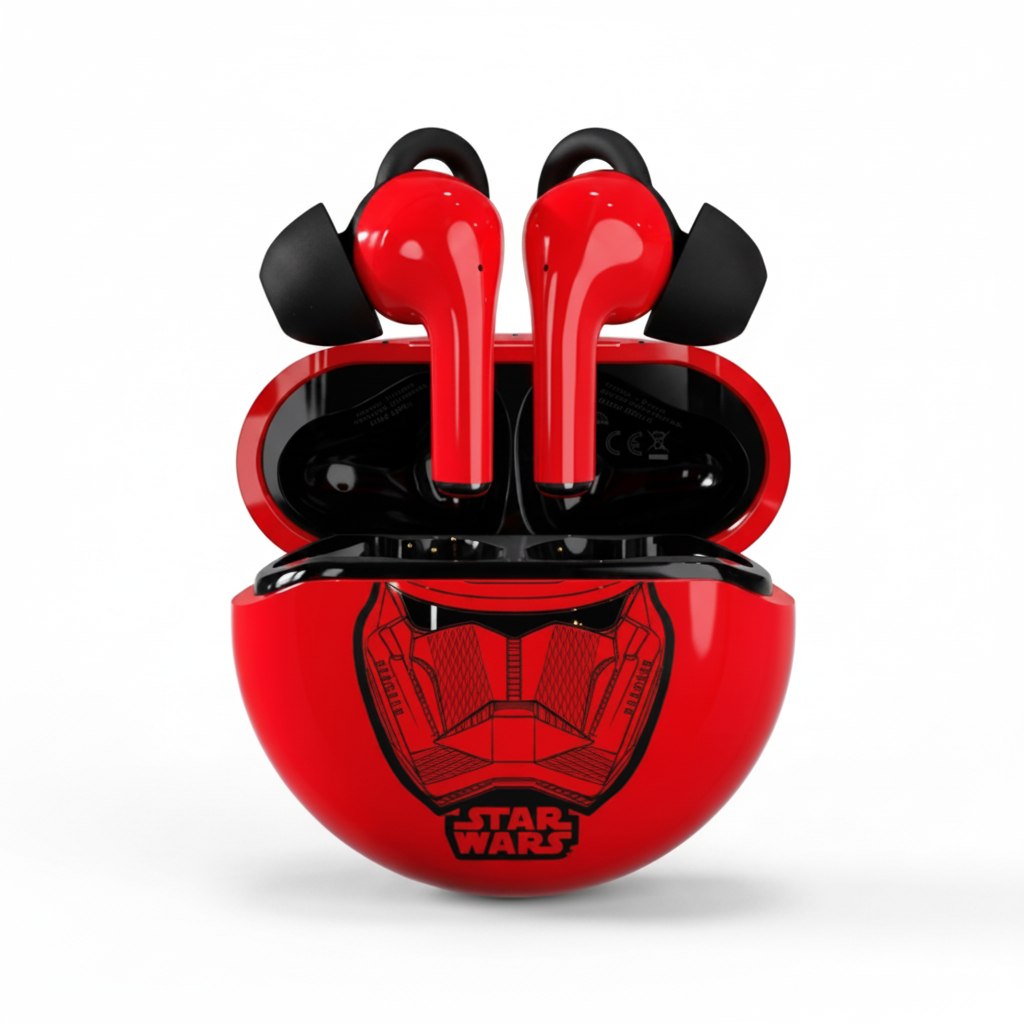 EARBUDS GAMING PRIMUS ARCUS240 WHIT CHARGING CASE WIRELESS RED