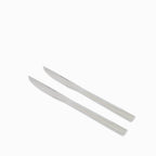 Cuchillos para carnes cuadrato set x 2