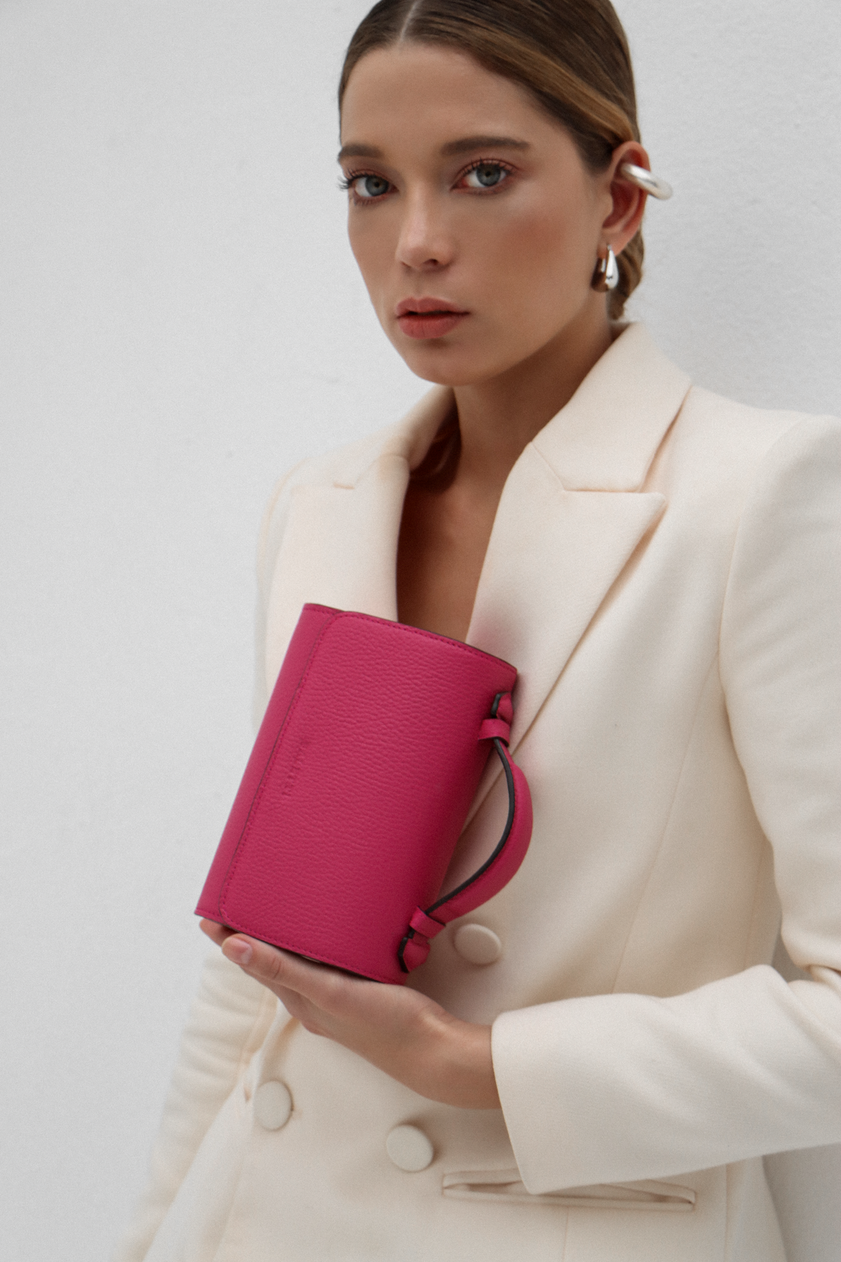 Canvas Belt bag - Pink (3 in 1 convertible)