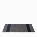 Individual franjas negro pvc