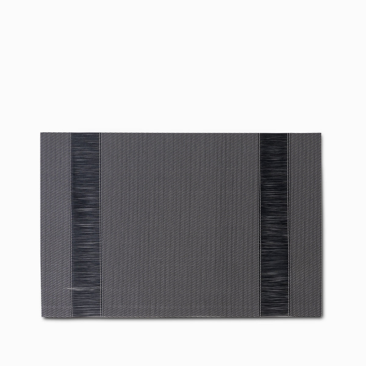 Individual franjas negro pvc