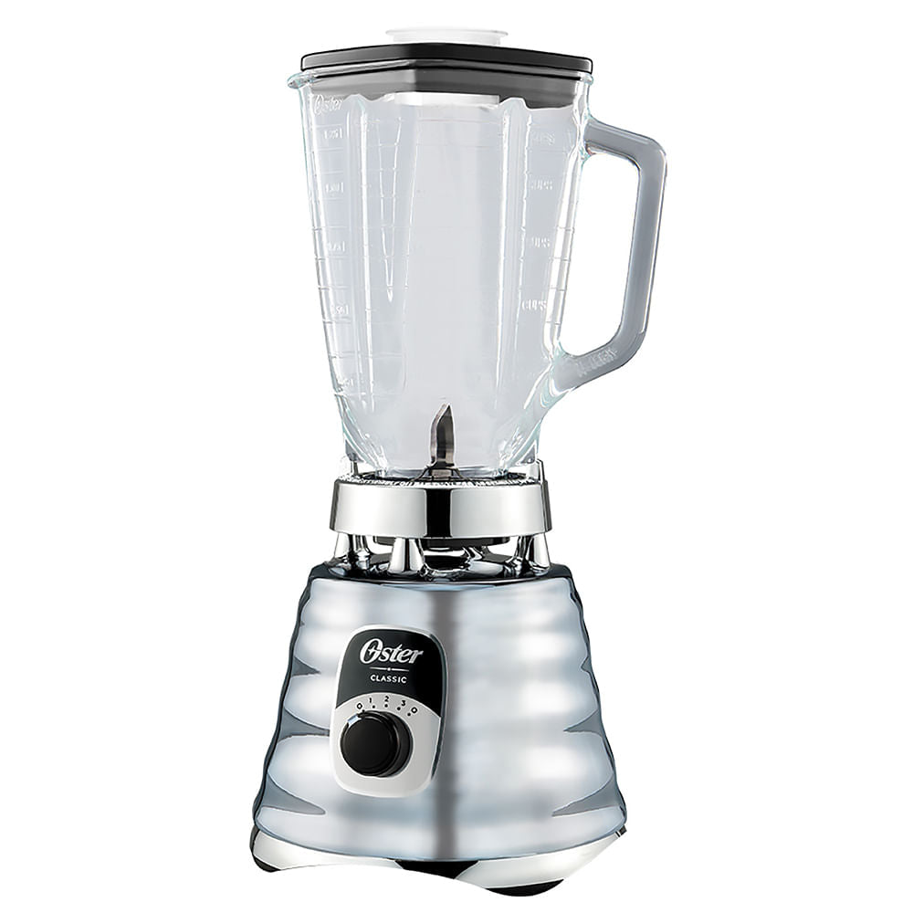 Licuadora Oster M/BLST4655 Clásica de 3 Velocidades con Vaso de Vidrio Cromo