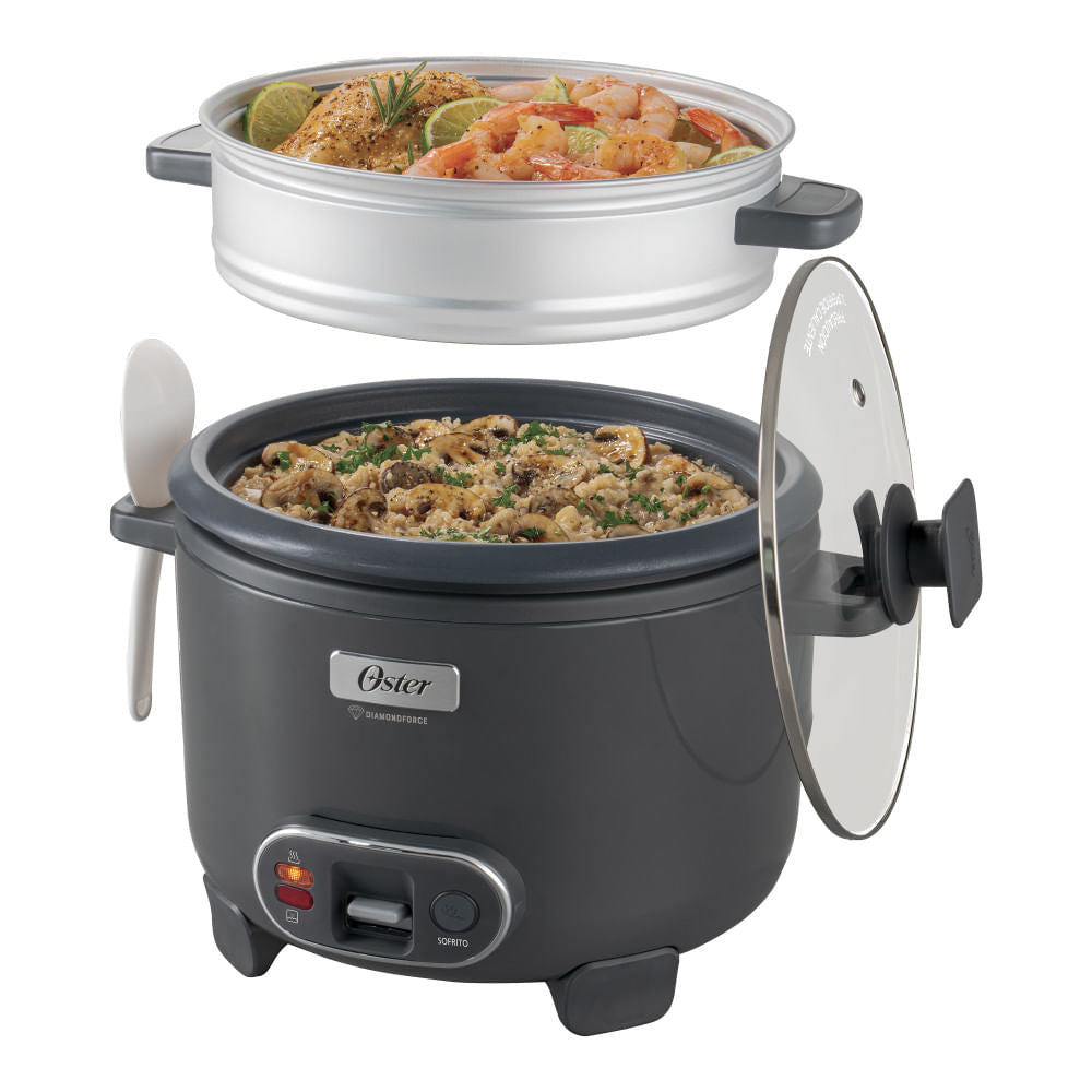 Olla Arrocera Oster M/CKSTRC12DFSKE 12 Tazas con Vaporera Externa