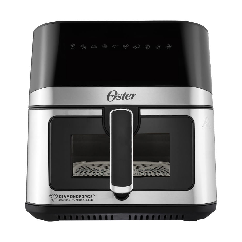 Freidora de Aire Digital Oster M/CKSTAF75WDSSDF 7.5 Litros con Ventana Acero
