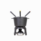 Fondue negro en hierro fundido