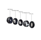 Lentes De Cámara Apexel 5 En 1 Kit 15X