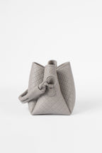 Tulip Mini Bucket Bag, Marble Gray