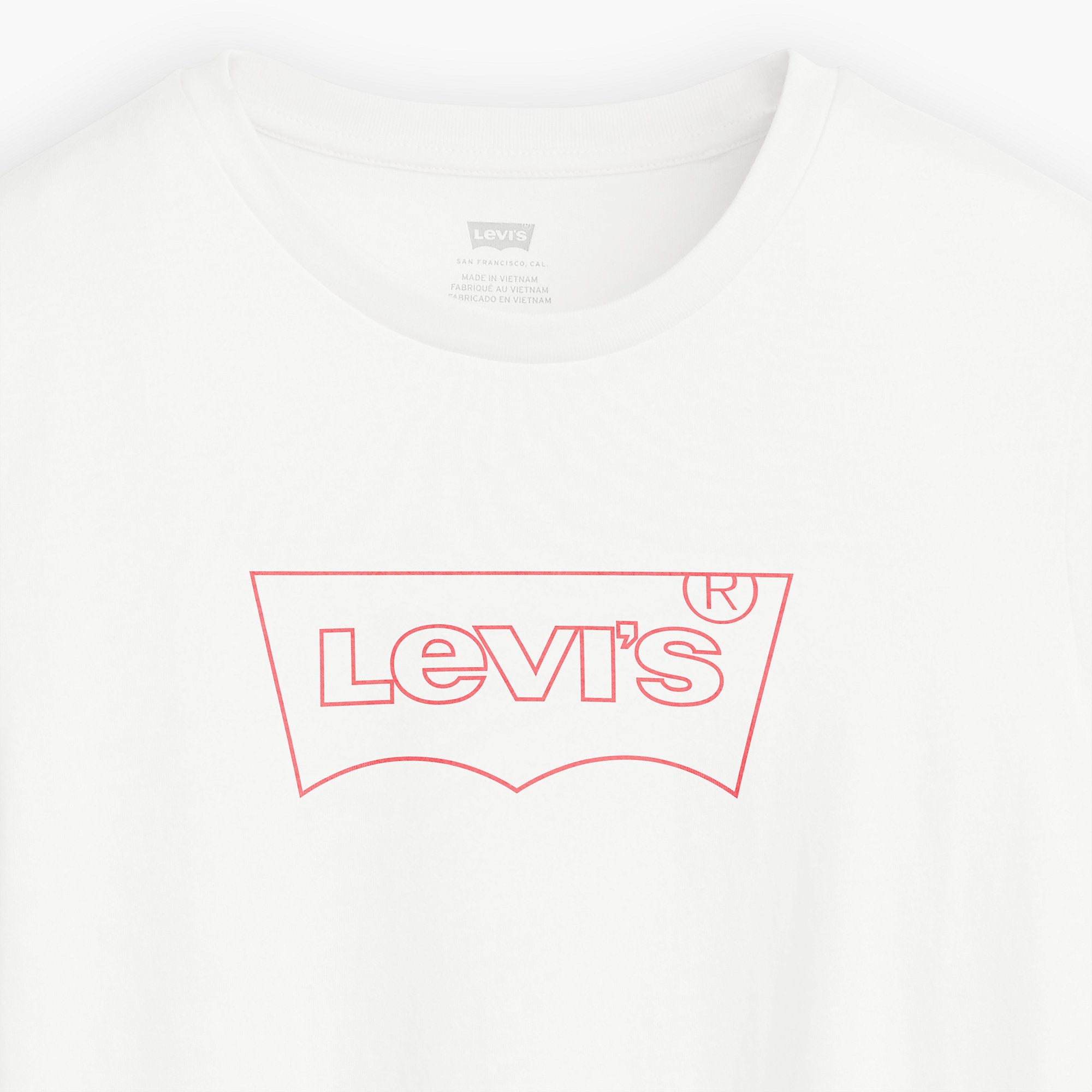 Camiseta Levis Mangas Cortas Logo Lisa para Damas