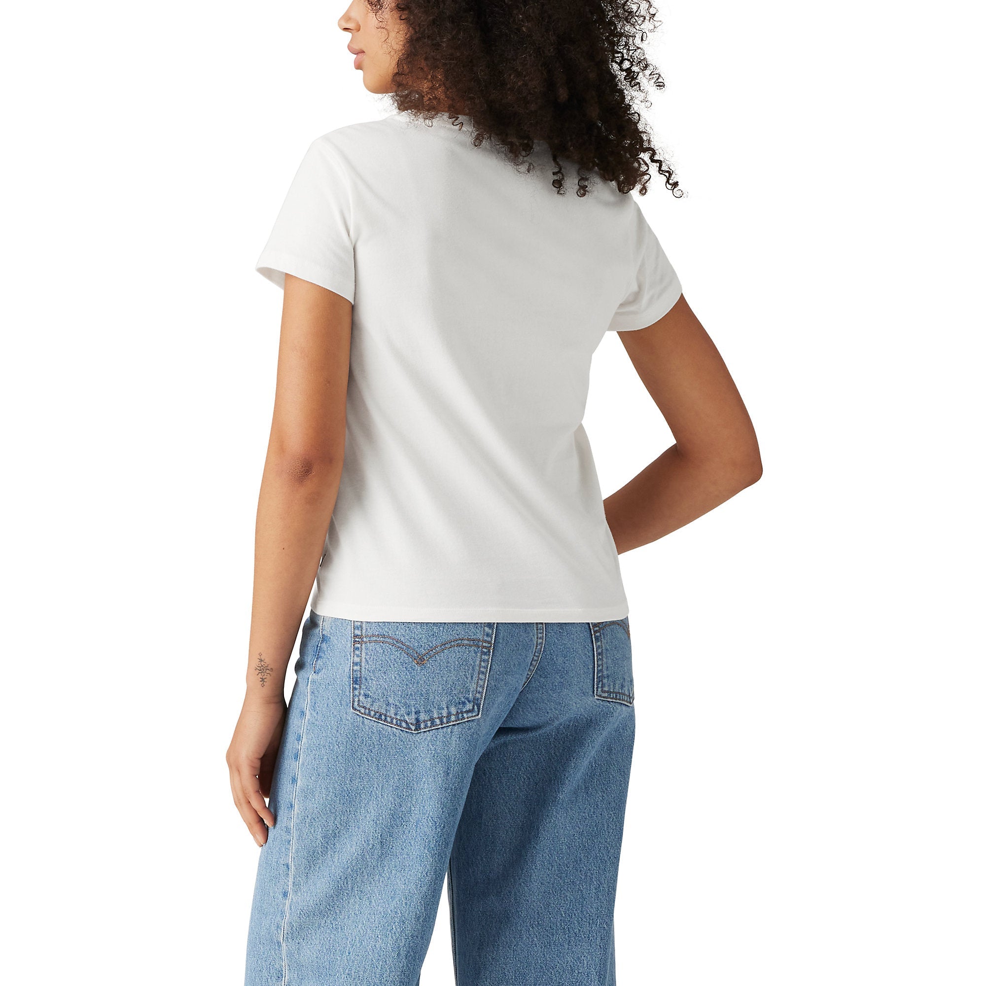 Camiseta Levis Mangas Cortas Logo Lisa para Damas