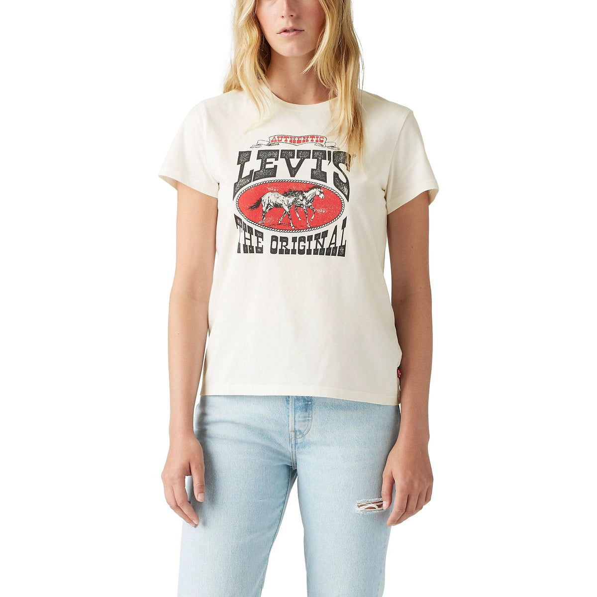 Camiseta Levis Mangas Cortas Estampada Para Damas by Levis