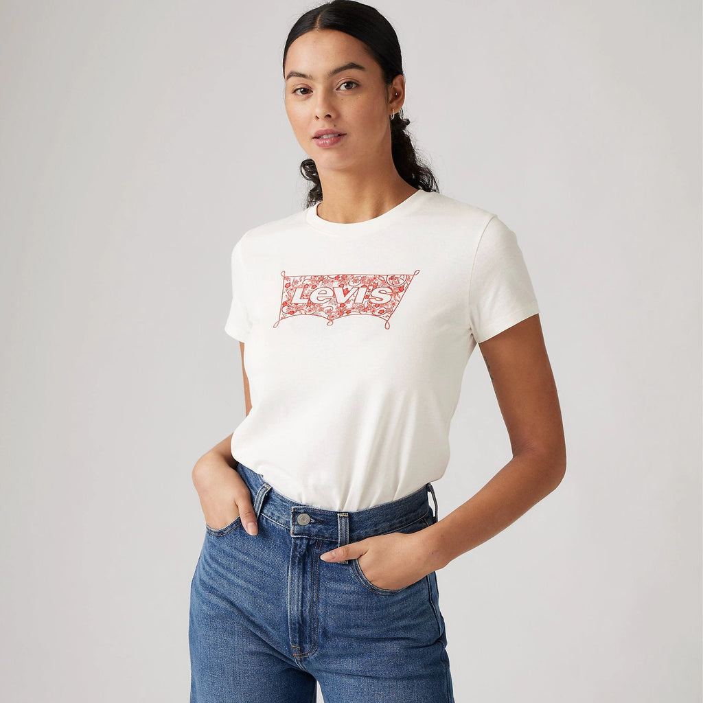 Camiseta Levis Mangas Cortas Lisa Para Damas by Levis