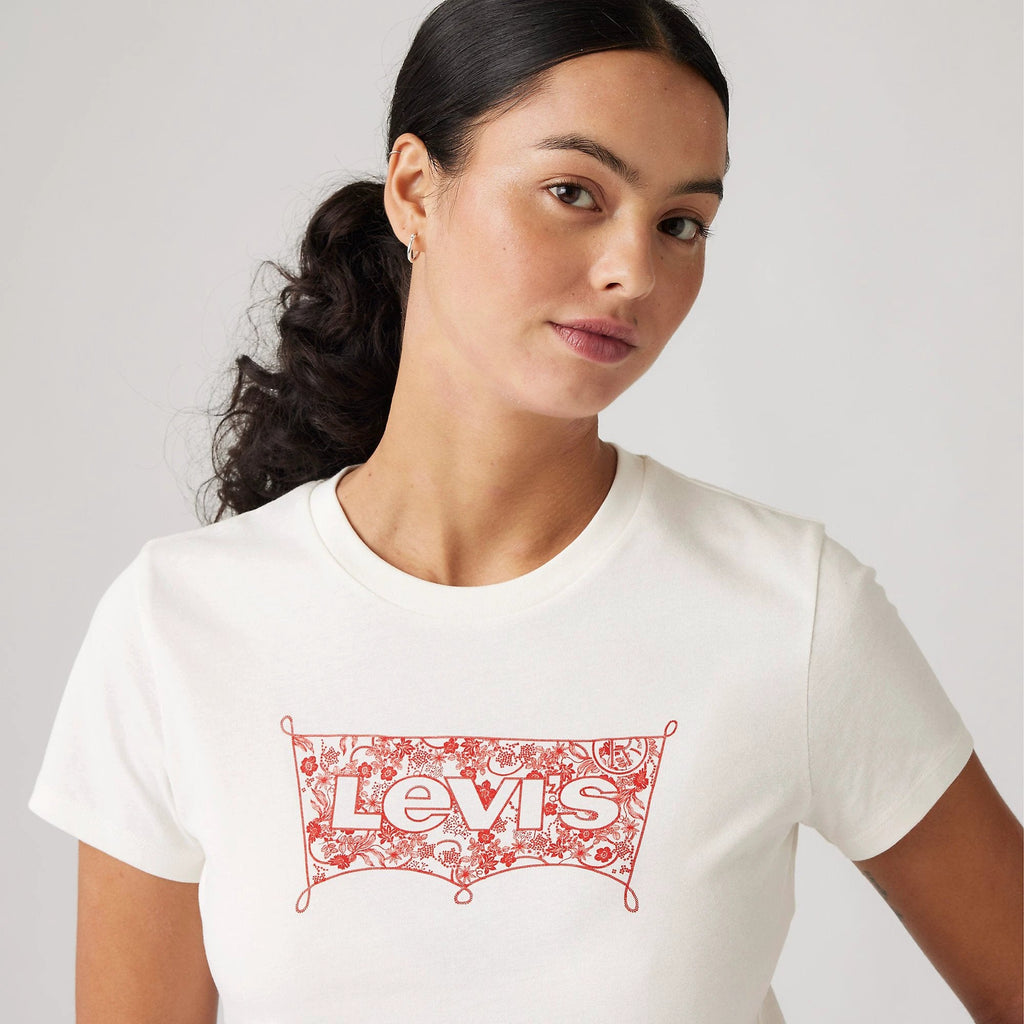 Camiseta Levis Mangas Cortas Lisa Para Damas by Levis